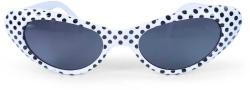 KARNEVAL Brýle retro puntíkované černobílé (karnevalový doplněk)