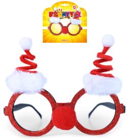 KARNEVAL Brýle vánoční Santa Claus (karnevalový doplněk)
