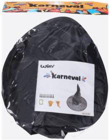 KARNEVAL Čarodějnice set klobouk s prsty a doplňky (karnevalový doplněk)