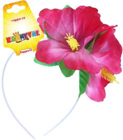 KARNEVAL Čelenka Havaj květy (karnevalový doplněk)