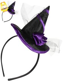 KARNEVAL Čelenka klobouček s květinou (karnevalový doplněk) KARNEVAL Čelenka klobouček s květinou (karnevalový doplněk)