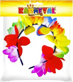KARNEVAL Čelenka květinová Hawaii dospělá (karnevalový doplněk)