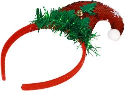 KARNEVAL Čelenka vánoční Santa (karnevalový doplněk)