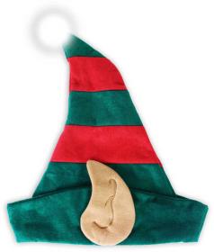 KARNEVAL Čepice elf s ušima pro dospělé (karnevalový doplněk) KARNEVAL Čepice elf s ušima pro dospělé (karnevalový doplněk)