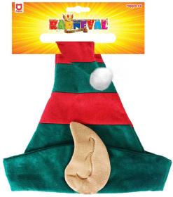 KARNEVAL Čepice elf s ušima pro dospělé (karnevalový doplněk)