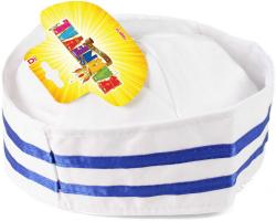 KARNEVAL Čepice námořník dětská bílá (karnevalový doplněk)