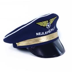 KARNEVAL Čepice nejlepší pilot (karnevalový doplněk)