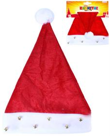 KARNEVAL Čepice Vánoční s rolničkami dospělá (karnevalový doplněk) KARNEVAL Čepice Vánoční s rolničkami dospělá (karnevalový doplněk)