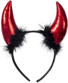 KARNEVAL Čertovská sada rohy + ocas + motýlek (karnevalový doplněk)
