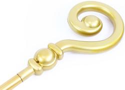 KARNEVAL Hůl mikulášská zlatá 185cm (karnevalový doplněk)