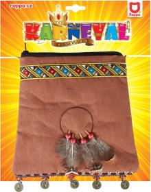 KARNEVAL Indiánská taška na zip (karnevalový doplněk)