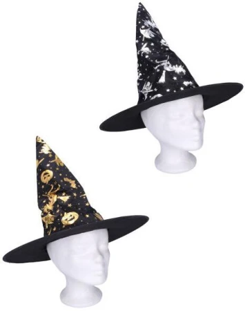 KARNEVAL Klobouk čaroděj 2 druhy (karnevalový doplněk) KARNEVAL Klobouk čaroděj 2 druhy (karnevalový doplněk)