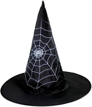 KARNEVAL Klobouk Čaroděj s pavučinou (karnevalový doplněk) KARNEVAL Klobouk Čaroděj s pavučinou (karnevalový doplněk)