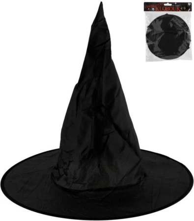 KARNEVAL Klobouk čarodějnický dospělý (karnevalový doplněk) KARNEVAL Klobouk čarodějnický dospělý (karnevalový doplněk)