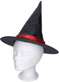KARNEVAL Klobouk čarodějnický set s pláštěm 2 barvy (karnevalový doplněk)