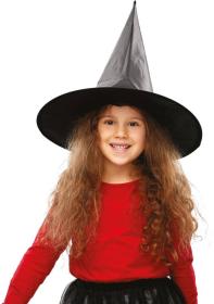 KARNEVAL Klobouk čarodějnický skládací (karnevalový doplněk)