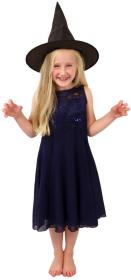 KARNEVAL Klobouk čarodějnický skládací (karnevalový doplněk)