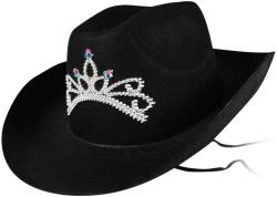 KARNEVAL Klobouk černý kovbojský dámský (karnevalový doplněk) KARNEVAL Klobouk černý kovbojský dámský (karnevalový doplněk)