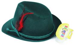 KARNEVAL Klobouk myslivec dospělý (karnevalový doplněk)