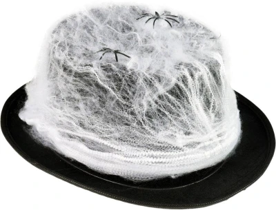 KARNEVAL Klobouk s pavučinou dospělý (karnevalový doplněk) KARNEVAL Klobouk s pavučinou dospělý (karnevalový doplněk)