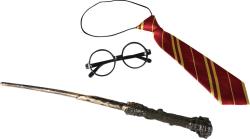 KARNEVAL Kouzelník set hůlka + brýle + kravata (karnevalový doplněk)