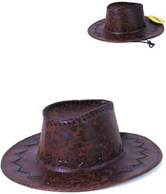 KARNEVAL Kovbojský klobouk hnědý (karnevalový doplněk) KARNEVAL Kovbojský klobouk hnědý (karnevalový doplněk)