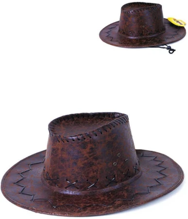 KARNEVAL Kovbojský klobouk hnědý (karnevalový doplněk) KARNEVAL Kovbojský klobouk hnědý (karnevalový doplněk)
