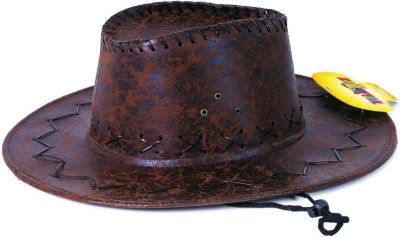 KARNEVAL Kovbojský klobouk hnědý (karnevalový doplněk)