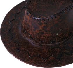 KARNEVAL Kovbojský klobouk hnědý (karnevalový doplněk)