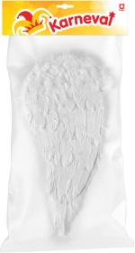 KARNEVAL Křídla andělská s peřím 48cm (karnevalový doplněk)
