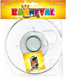 KARNEVAL Lampion Veselé dýně oválný papírový 15cm na svíčku