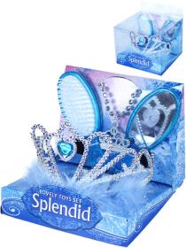 KARNEVAL Malá princezna set korunka s doplňky (karnevalový doplněk)