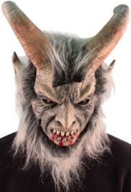 KARNEVAL Maska čert Barnabáš s vlasy a vousy (karnevalový doplněk) KARNEVAL Maska čert Barnabáš s vlasy a vousy (karnevalový doplněk)