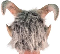 KARNEVAL Maska čert Barnabáš s vlasy a vousy (karnevalový doplněk)