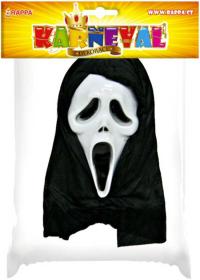 KARNEVAL Maska Duch s šátkem dospělá (karnevalový doplněk)