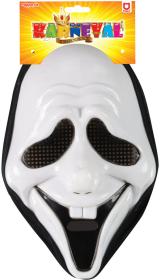 KARNEVAL Maska duch s šátkem (karnevalový doplněk)
