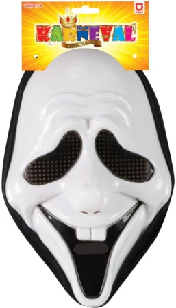 KARNEVAL Maska duch s šátkem (karnevalový doplněk)