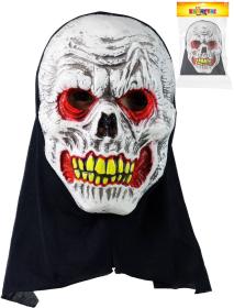 KARNEVAL Maska kostlivec s šátkem (karnevalový doplněk)