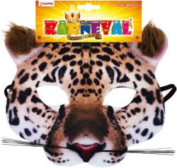 KARNEVAL Maska zvířecí Gepard dětská látková škraboška (karnevalový doplněk)