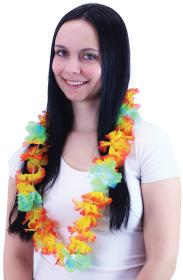 KARNEVAL Náhrdelník Hawaii 100cm květinový (karnevalový doplněk)