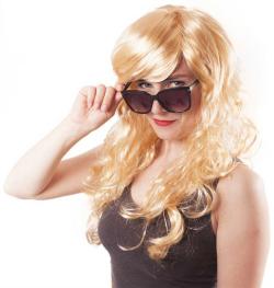 KARNEVAL Paruka blond dospělá (karnevalový doplněk)