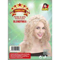 KARNEVAL Paruka blond vlasy