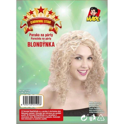 KARNEVAL Paruka blond vlasy