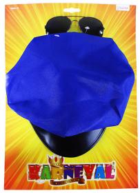 KARNEVAL Pilot sada čepice + brýle dospělý (karnevalový doplněk)
