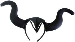 KARNEVAL Rohy černé pro dospělé (karnevalový doplněk)