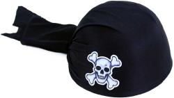 KARNEVAL Šátek pirátský dětský s lebkou (karnevalový doplněk)