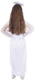 KARNEVAL Šaty anděl vel. S (110-116 cm) 4-6 let KOSTÝM