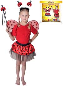 KARNEVAL Šaty beruška set s doplňky (3-10 let) KOSTÝM KARNEVAL Šaty beruška set s doplňky (3-10 let) KOSTÝM