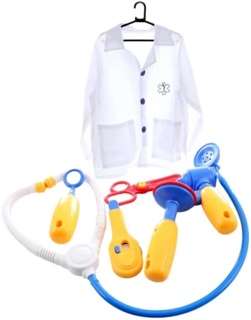 KARNEVAL Šaty doktorka set s doplňky KOSTÝM KARNEVAL Šaty doktorka set s doplňky KOSTÝM