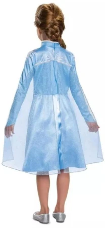 KARNEVAL Šaty Elsa Frozen vel. M (124-135cm) 7-8 let KOSTÝM